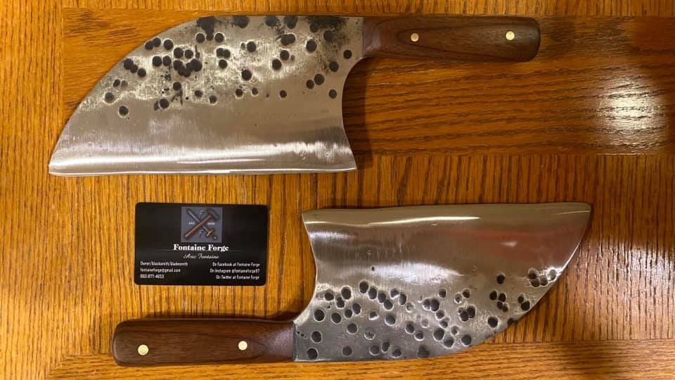 Serbian Style Cleaver knives